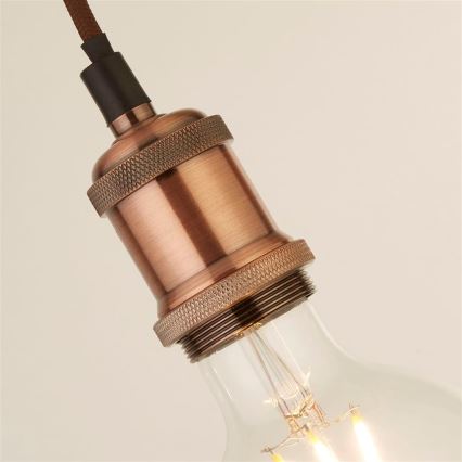 Searchlight - Suspension sur câble SUSPENSION 1xE27/60W/230V cuivrée