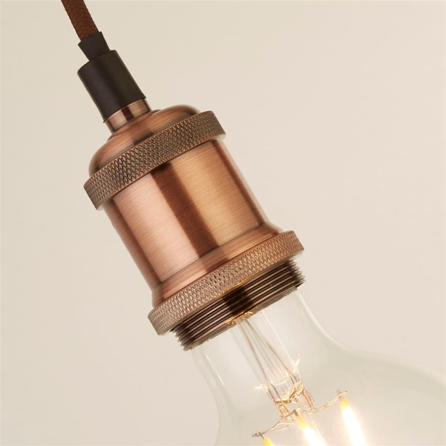 Searchlight - Suspension sur câble SUSPENSION 1xE27/60W/230V cuivrée