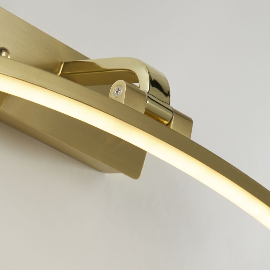 Searchlight - LED Wandlamp SANTORINI LED/8,2W/230V messing