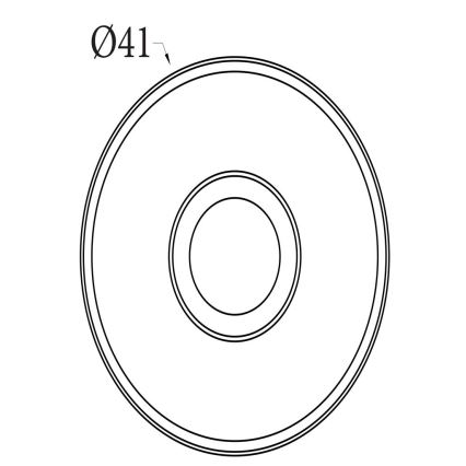 Searchlight - Plafonnier LED dimmable LUMADISC LED/20W/230V Ø 41 cm