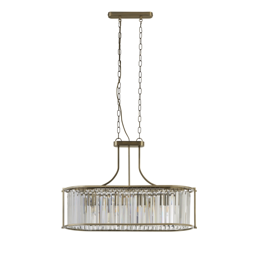 Searchlight - Hanglamp aan een ketting VICTORIA 5xE27/60W/230V messing