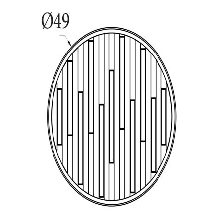 Searchlight - Dimbare LED-plafondlamp EQUALISE LED/33W/230V
