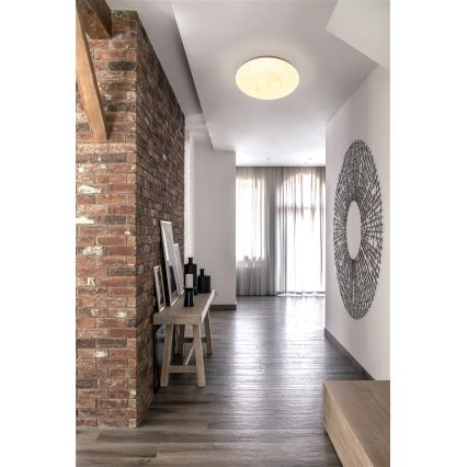 Searchlight - LED plafondlamp CLOUDS LED/16W/230V 2700/3200/4000K Ø 30 cm wit