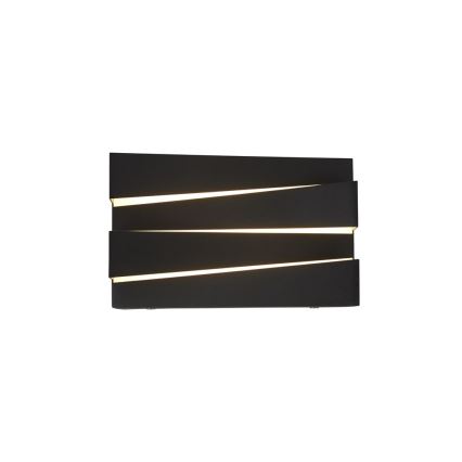 Searchlight - LED Wandlamp SECTION LED/18W/230V zwart