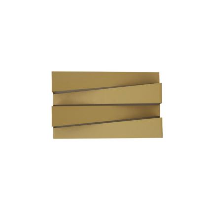 Searchlight - LED-wandlamp SECTION LED/18W/230V goud