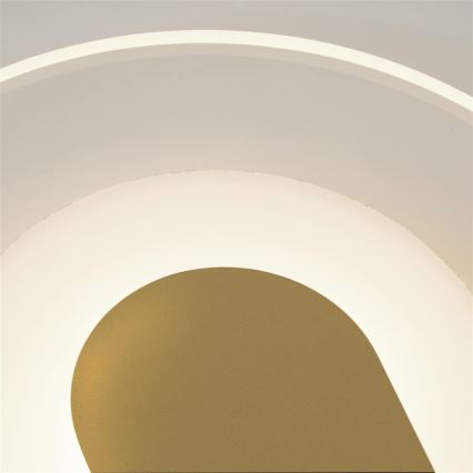 Searchlight - LED Wandlamp TARGET LED/7W/230V goudkleurig