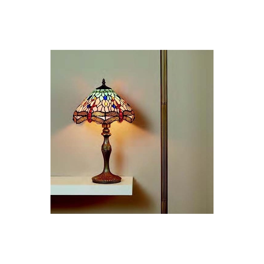 Searchlight - Tafellamp LIBELLE 1xE27/60W/230V