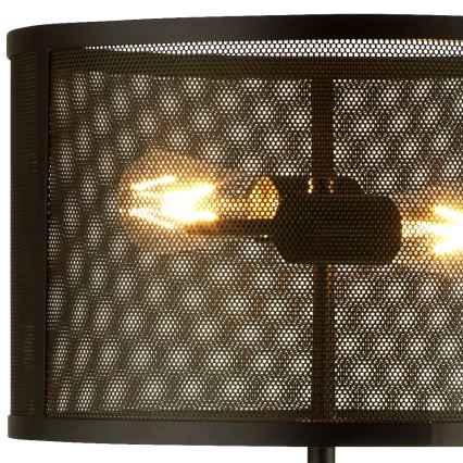 Searchlight - Lampadaire FISHNET 2xE27/60W/230V noir