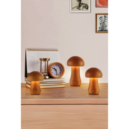 Searchlight - Lot de 3 lampes de table LED MUSHROOM LED/1,1W/5V 800 mAh