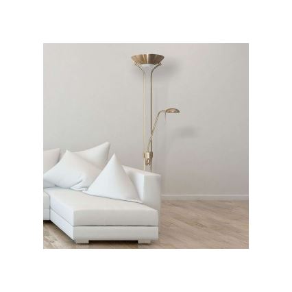 Searchlight - Lampadaire à intensité variable MOTHILD 1xR7s/14W+1xG9/8W/230V