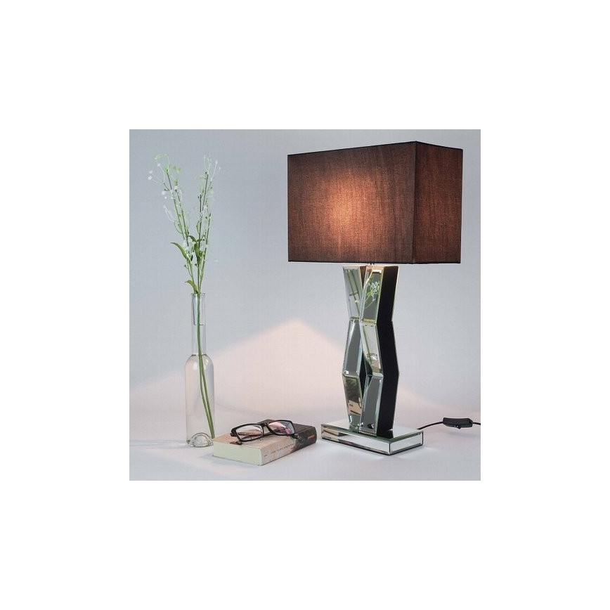 Searchlight - Lampe de table MIRROR 1xE27/60W/230V