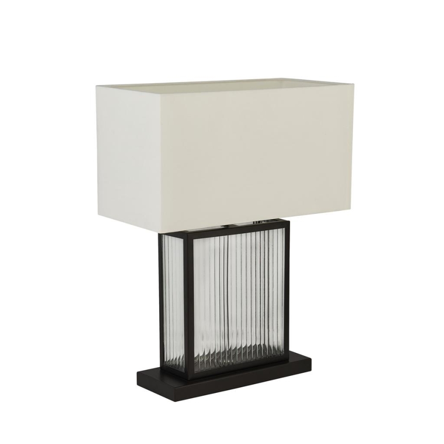 Searchlight - Lampe de table CLARENDON 1xE27/60W/230V noir