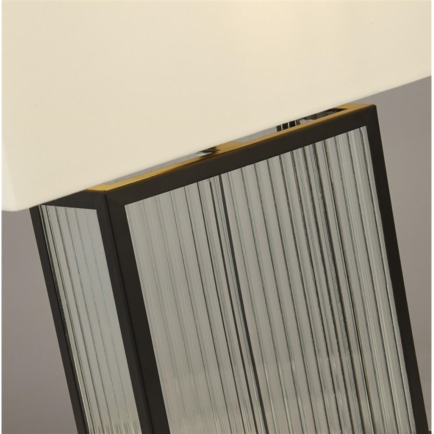 Searchlight - Tafellamp CLARENDON 1xE27/60W/230V zwart