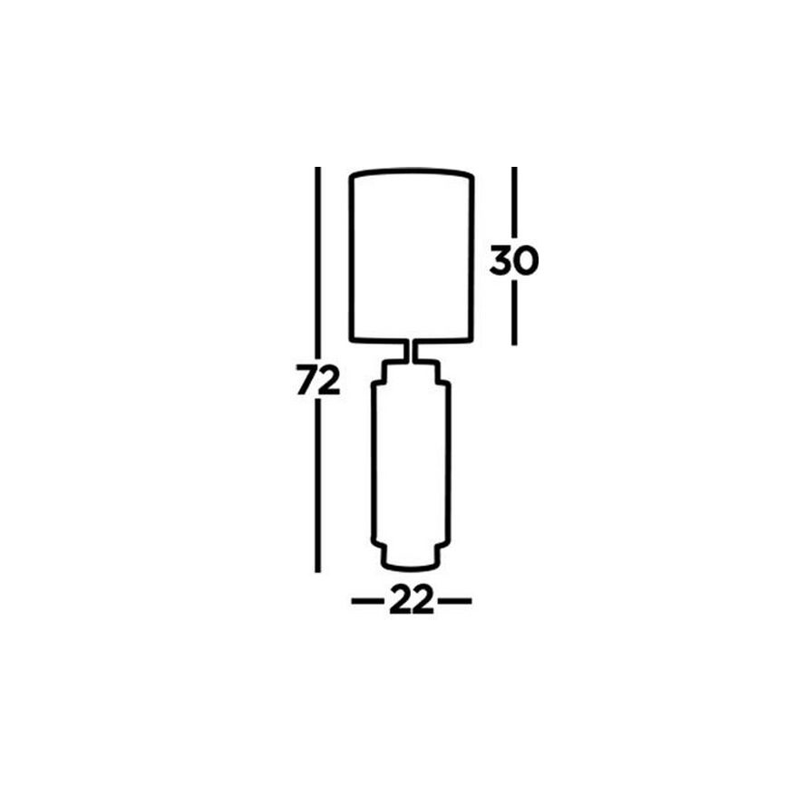 Searchlight - Tafellamp FLASK 1xE27/60W/230V groen