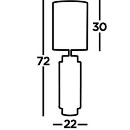 Searchlight - Tafellamp FLASK 1xE27/60W/230V beige