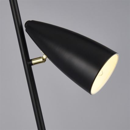 Searchlight - Lampadaire STYLUS 2xE14/7W/230V noir