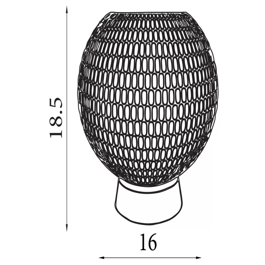 Searchlight - LED tafellamp MILA LED/0,6W/3xAAA bruin