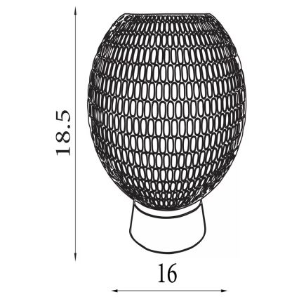 Searchlight - LED tafellamp MILA LED/0,6W/3xAAA groen
