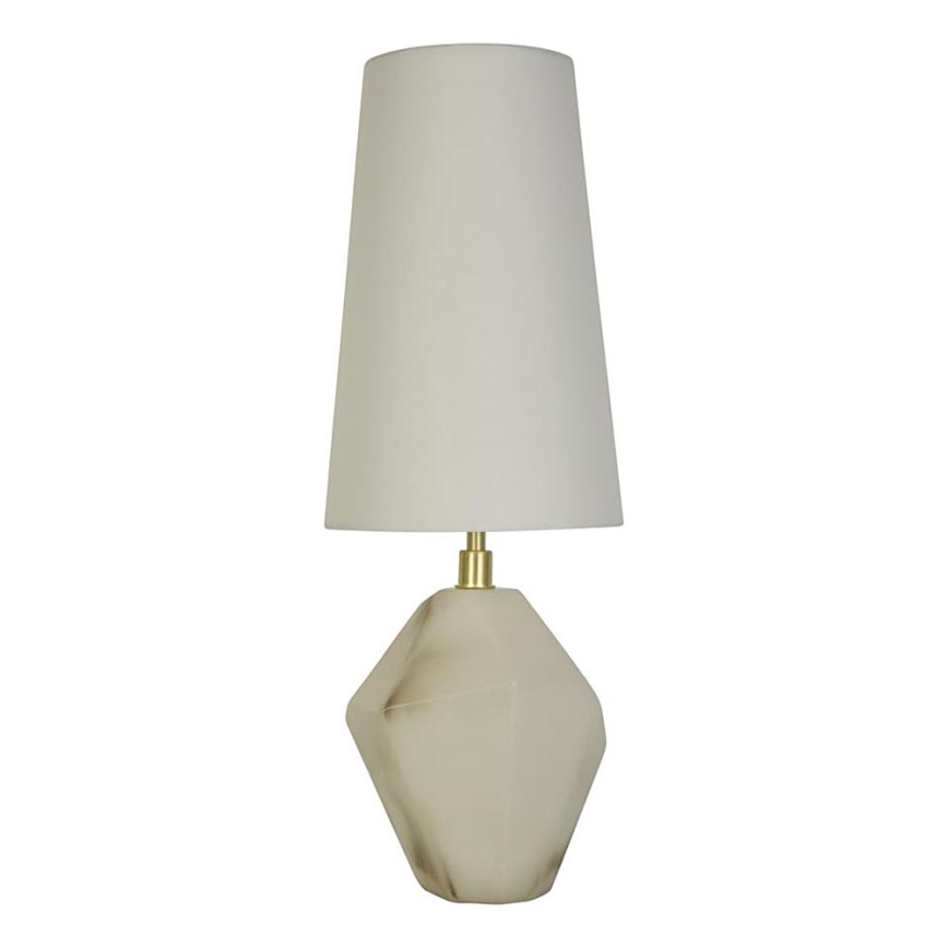 Searchlight - Tafellamp APEX 1xE27/60W/230V wit/grijs