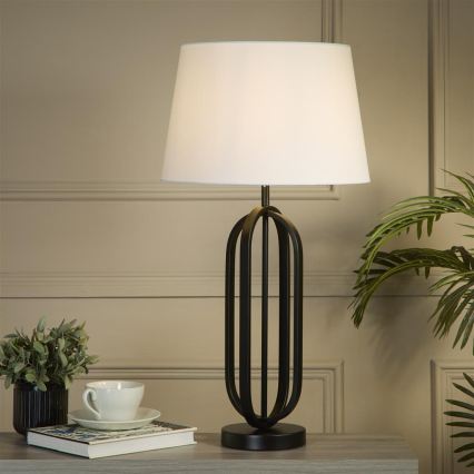Searchlight - Tafellamp CHIC 1xE27/60W/230V wit