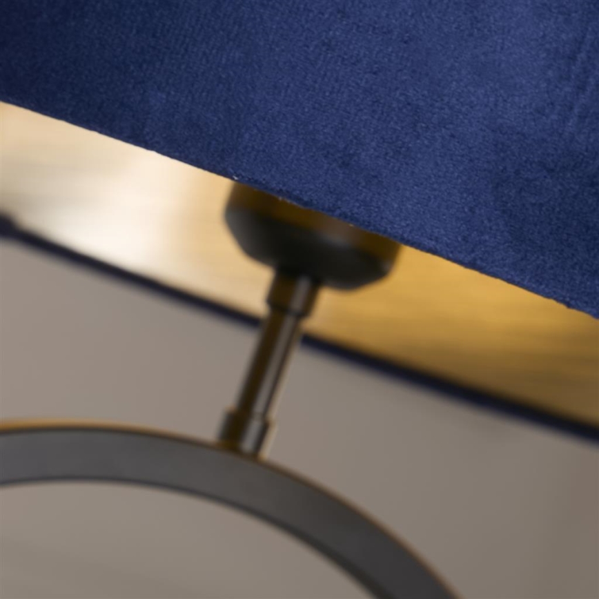 Searchlight - Tafellamp ELEGANT 1xE27/60W/230V blauw