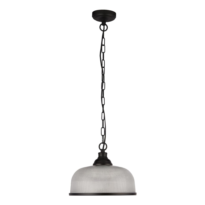 Searchlight - Hanglamp aan een ketting BISTRO 1xE27/60W/230V zwart