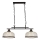 Searchlight - Hanglamp aan een ketting BISTRO 2xE27/60W/230V zwart