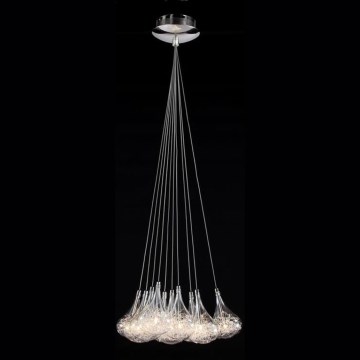 Searchlight - Hanglamp aan een koord 10xG4/20W/230V glanzend chroom