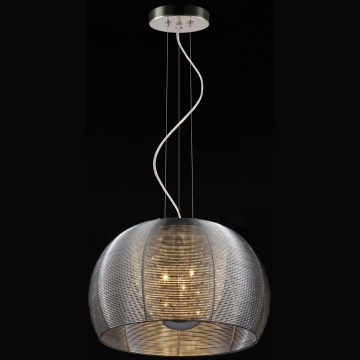 Searchlight - Hanglamp aan een koord 3xE14/40W/230V diameter 35 cm rook