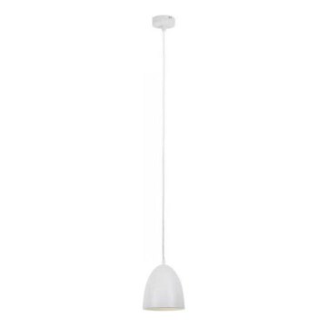 Searchlight - Hanglamp aan een koord METAL 1xE27/60W/230V diameter 28 cm wit