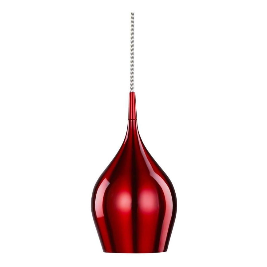 Searchlight - Hanglamp aan een koord VIBRANT 1xE14/40W/230V rood