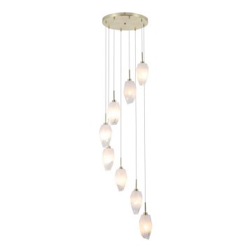Searchlight - Hanglamp aan kabel ROCKY 8xG9/33W/230V