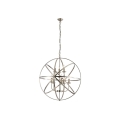 Searchlight - Kroonluchter aan ketting ORBIT 8xE14/60W/230V messing