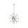 Searchlight - Kroonluchter aan ketting ORBIT 8xE14/60W/230V messing