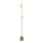 Searchlight - Lampadaire PEBBLE 3xG9/33W/230V laiton