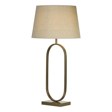 Searchlight - Lampe de table MODISH 1xE27/60W/230V crème