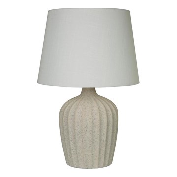 Searchlight - Lampe de table PADSTOW 1xE27/60W/230V crème