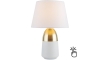 Searchlight - Lampe de table tactile à intensité variable TOUCH 1xE14/40W/230V blanc/doré