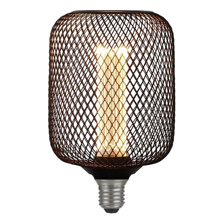 Searchlight - LED dimbare decoratieve lamp WIRE MESH E27/4,5W/230V 2700K