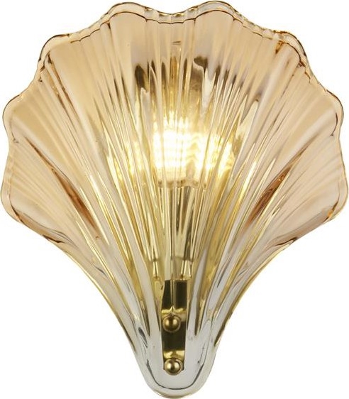 Searchlight - Muurlamp SHELL 1xG9/7W/230V rookglas