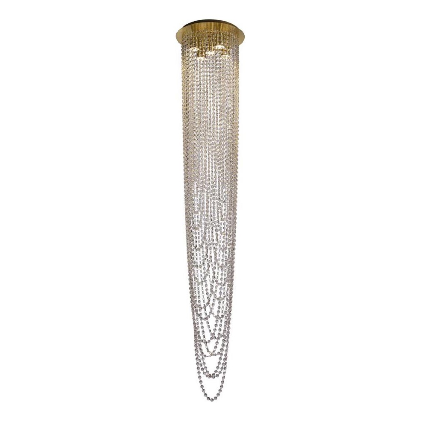 Searchlight - Opbouwkroonluchter SWOOP 5xGU10/50W/230V