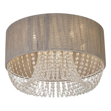 Searchlight - Plafondlamp BELLANO 5x G9/7W/230V Ø 50 cm grijs