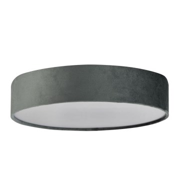 Searchlight - Plafondlamp DRUM 3xE27/60W/230V grijs
