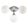Searchlight - Plafonnier de salle de bain FLUSH 3xG9/33W/230V IP44 chrome mat