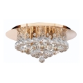 Searchlight - Plafonnier en cristal HANNA 4xG9/33W/230V