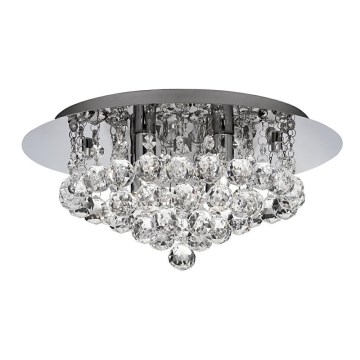 Searchlight - Plafonnier en cristal HANNA 4xG9/33W/230V