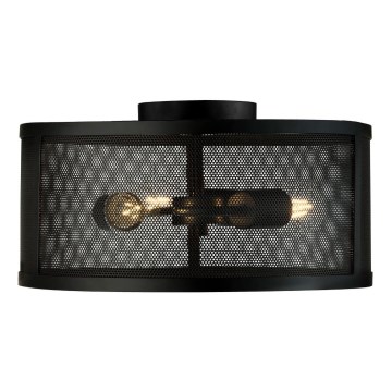 Searchlight - Plafonnier FISHNET 3xE27/60W/230V noir