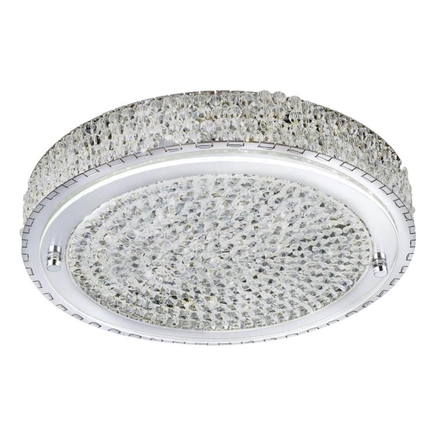 Searchlight - Plafonnier FLUSH LED/24W/230V d. 40 cm chrome