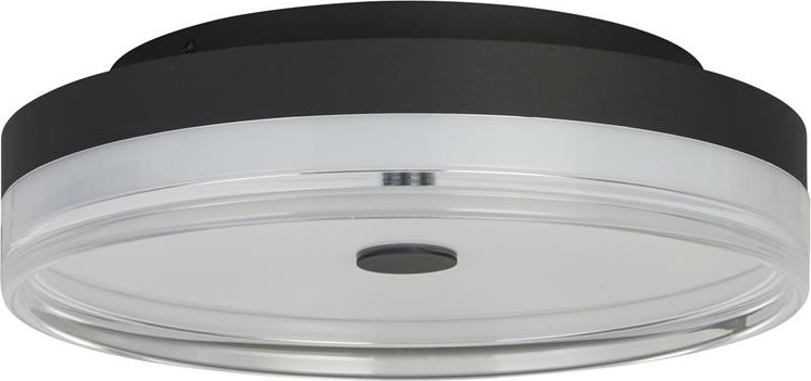 Searchlight - Plafonnier LED CYPRUS LED/29W/230V Ø 40 cm noir