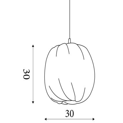 Searchlight - Lampenkap SHADE B22 E14/E27 Ø 30 cm crème